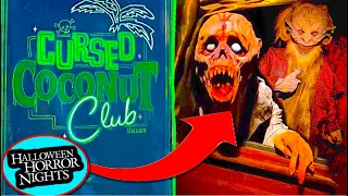 Universal Studios Halloween Horror Nights EASTER EGGS at Cursed Coconut Club