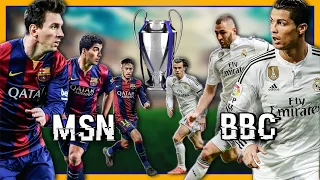 La MSN vs la BBC | Real Madrid VS Barcelona TRIDENTES