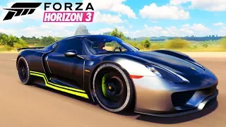 FORZA HORIZON 3 - PORSCHE SPYDER nos 430Km/h!!! INSANO