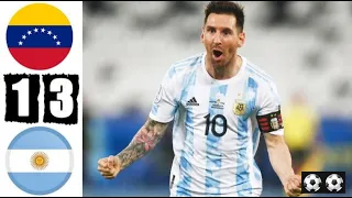 Argentina vs Venezuela all goals and highlights 2021