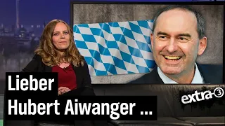 Sarah Bosetti antwortet Impfskeptiker Hubert Aiwanger | extra 3 | NDR