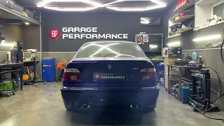 BMW M5 E39 | Garage Performance Custom Headerback Exhaust | Massive Flames