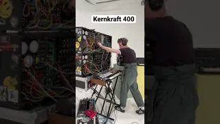 Zombie nation kernkraft 400 on analog modular synth #Shorts