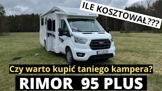 Tani kamper - ile kosztował i czy warto go kupić? Nasze wrażenia z użytkowania Rimora Evo 95 plus.