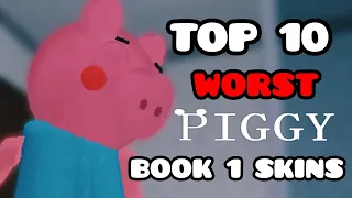 Top 10 Worst Piggy Book 1 Skins