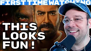 Foreigner reacts to the SHAITAAN trailer, Trailer Reaction, First Time Watching #ajaydevgn #madhavan