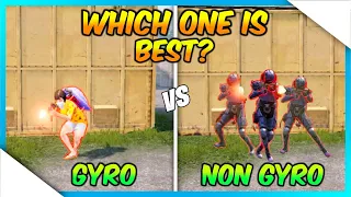 GYRO vs NON GYRO PLAYERS | WHO IS BETTER? • PUBG MOBILE/BGMI
