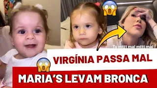 VIRGÍNIA DÁ BRONCA EM MARIA ALICE E MARIA FLOR 😳VIRGÍNIA PASSA MAL 😥