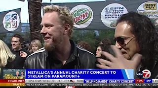 Metallica's 'Helping Hands' Concert To Be Livestreamed On Paramount+