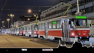 Hokejová posila směr Starý Lískovec 🚋 Cab view tram Brno