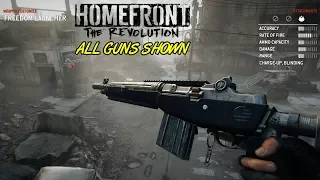 Homefront: The Revolution - All Guns Shown