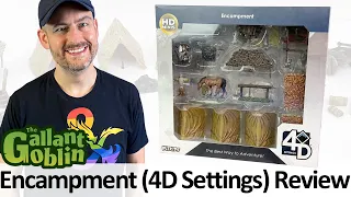 4D Settings: Encampment Review - WizKids Prepainted Miniature Terrain
