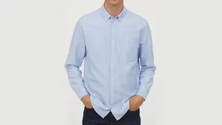 H&M - Oxford shirt Regular Fit Unboxing - Hindi #H&M #BlueShirt #Hindi