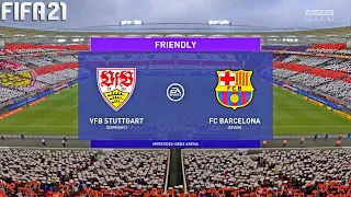 FIFA 21 | Stuttgart vs Barcelona - Club Friendly - Full Match & Gameplay