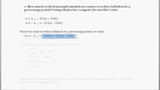 Macro Problem - Trade-Off Between Inflation, Unemployment and GDP