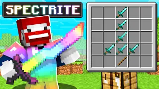 EXTREMES SPECTRITE CRAFTING in MINECRAFT!