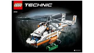 LEGO® Technic 42052 Грузовой вертолет. Инструкция по сборке