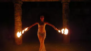 Восточный Танец с огнём / bellydance show with fire