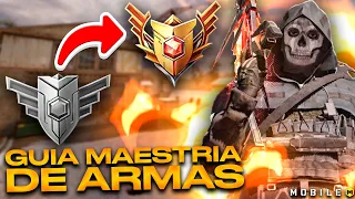 ✅CONSIGUE la MAESTRIA en ARMAS FACIL y RAPIDO | GUIA de MAESTRIAS y PRESTIGIOS para ARMAS COD MOBILE