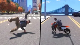 GTA IV - Motorcycle Ragdolls Compilation Vol. 18 (Euphoria Physics)