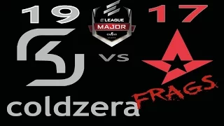 ELEAGUE MAJOR Sk vs Astralis all SK| coldzera rounds with frags