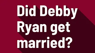 Did Debby Ryan get married?