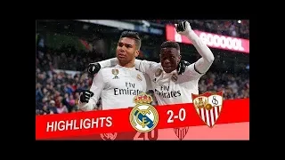 Real Madrid vs Sevilla 2-0 Highlights & All Goals - 2019