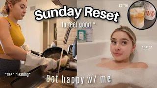 my RELAXING reset routine | cleaning, baths, cooking