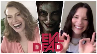 EVIL DEAD RISE Hilarious Interview | Alyssa Sutherland and Lily Sullivan Talk Horror Sequel