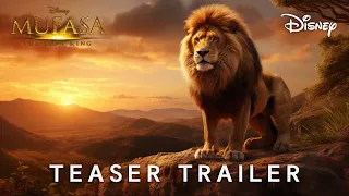 MUFASA : The Lion King (2024) | Teaser Trailer | Disney (4K) | mufasa trailer