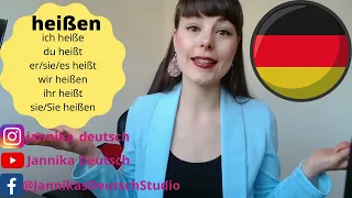 German verbs: heißen (conjugation)