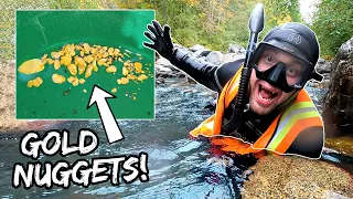 Finding Tons Of Gold Sniping Bedrock Cracks!