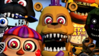 (Reupload) All Adventure Animatronics Sing FNAF Song (V.3)