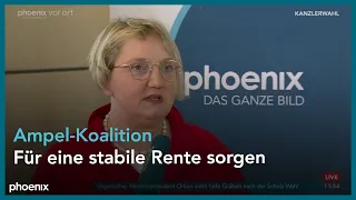 Katja Mast zur Vereidigung der Ampel-Koalition am 08.12.21