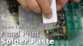 How to Apply Solder Paste for DIY PCB Assembly Project