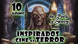 10 Álbumes de Rock y Heavy Metal Inspirados en Cine de Terror (HD)