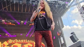 Sebastian Bach (Skid Row) 18 and Life Live Northern Lights Music Fest Escanaba Michigan July 21 2023