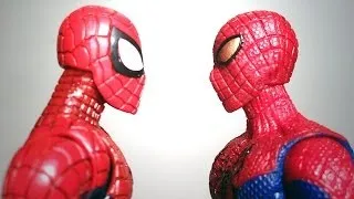 AMAZING SPIDER-MAN 1 vs AMAZING SPIDER-MAN 2 Action Figure Comparison