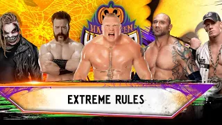 Extreme Rules - Brock Lesnar vs Batista vs Sheamus vs John Cena vs The Fiend Bray Wyatt | WWE 2k24