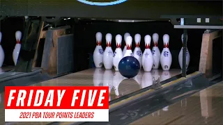 Friday Five - Final 2021 PBA Tour Competition Points Leaders