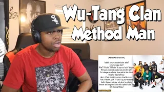 FIRST TIME HEARING-  Wu-Tang Clan - Method Man (REACTION)