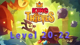 King of Thieves level 20 21 22 Awesome play!! (3 stars)