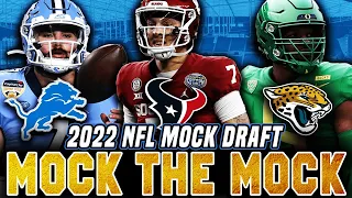 Quarterbacks Falling In This 2022 NFL Mock Draft! | Mock The Mock