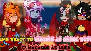 LMK react to Wukong as Angel Dust and Macaque as Husk. My Au,GC