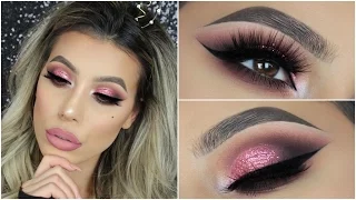 NEW Rose Gold Palette by Huda Beauty Eyeshadow Tutorial