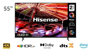 Hisense 55E77HQTUK 55 Inch QLED Gaming Series 4K HDR Smart TV