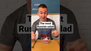 Most Russian salad - herring under a fur coat