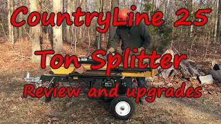 CountyLine 25 ton splitter, review and upgrade.