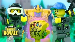 LEGO Fortnite Battle Royale STOP MOTION LEGO Fortnite Thanos Gauntlet Chaos | LEGO | By Billy Bricks