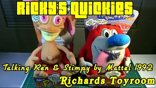 Review of Talking Ren & Stimpy Plush Dolls, 1992 by Mattel